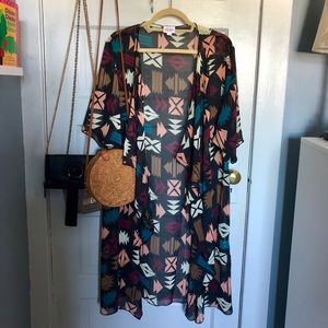 LuLaRoe Shirley Black multi